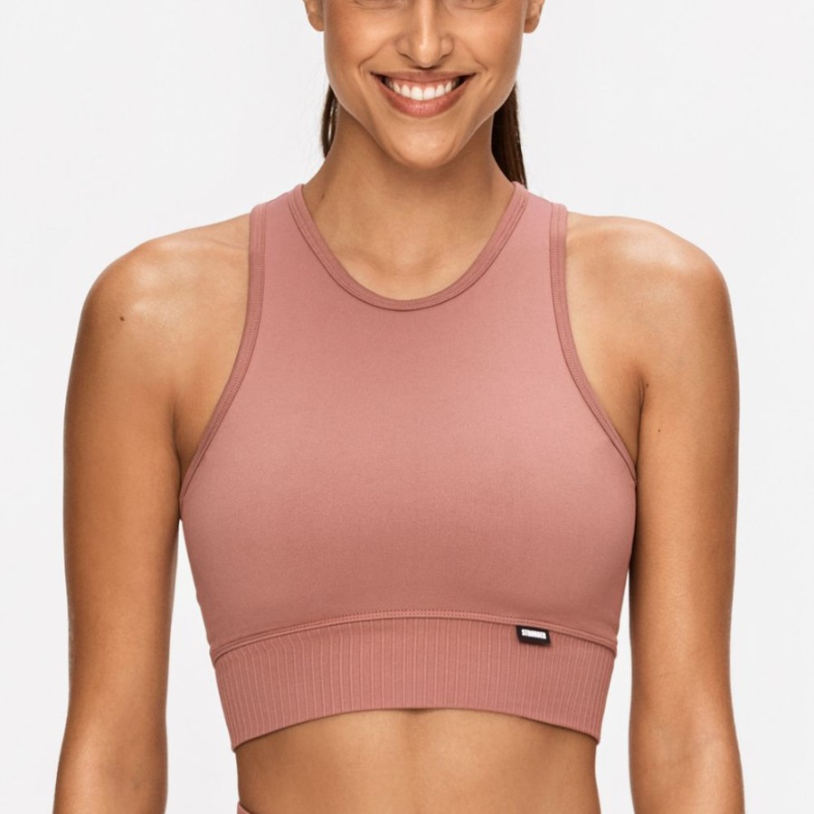 Crop-Tops STRONGER | Eclipse Crop Top Burlwood