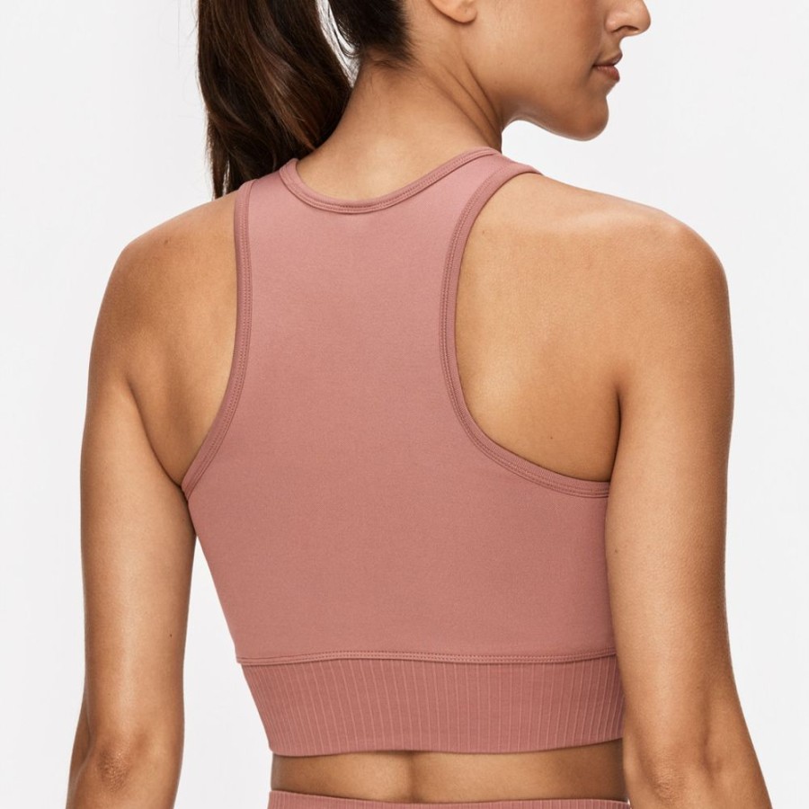 Crop-Tops STRONGER | Eclipse Crop Top Burlwood