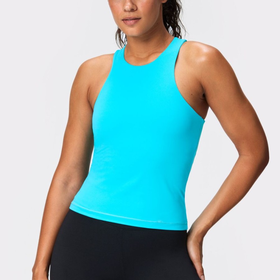 Tops STRONGER | Ready Tank Top Blue Atoll