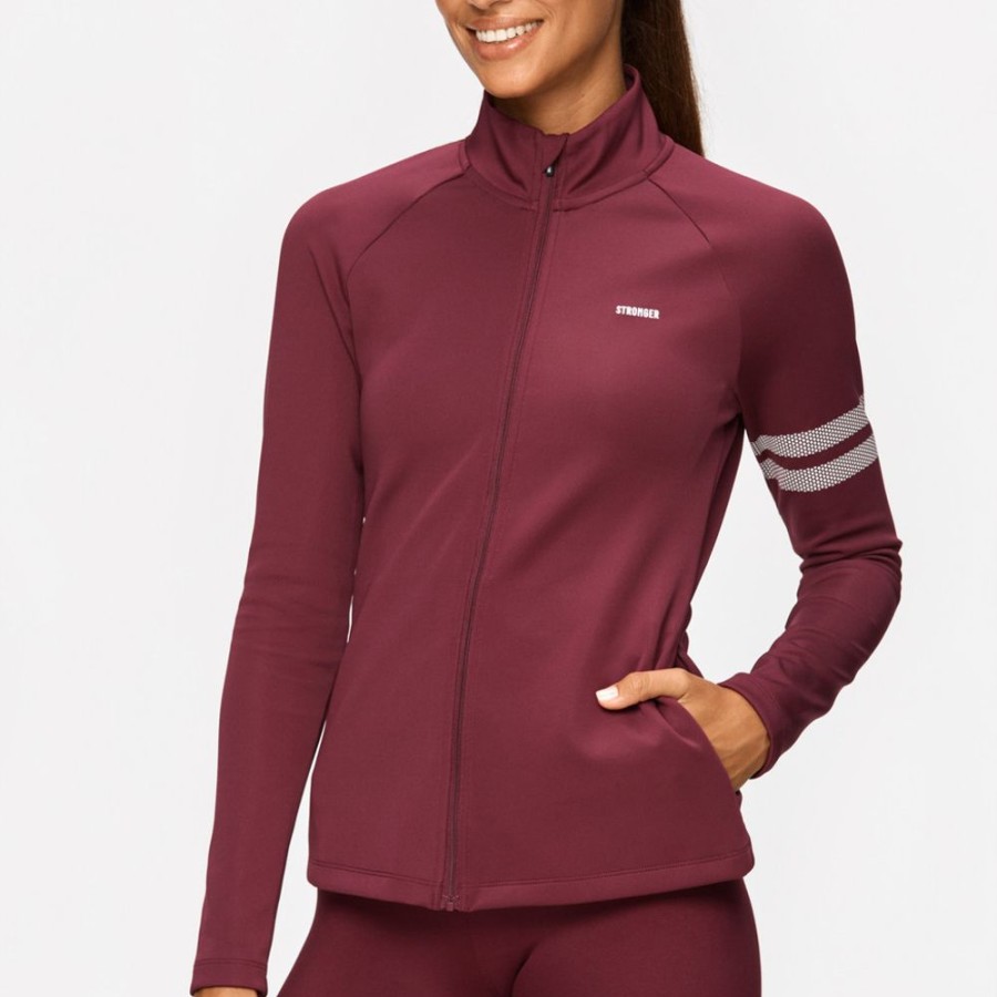 Jacken STRONGER | Signature Zip Jacke Zinfandel