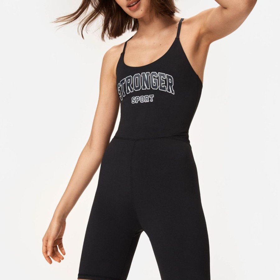 Bodysuit STRONGER | Score Bodysuit Black