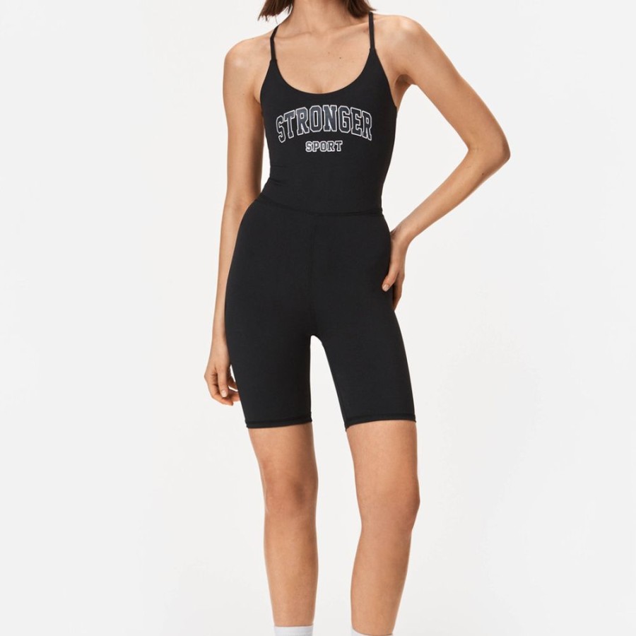 Bodysuit STRONGER | Score Bodysuit Black