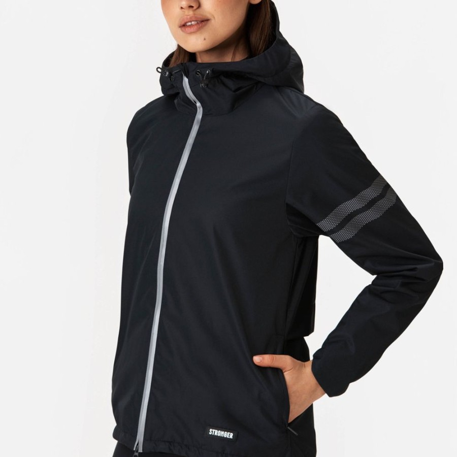 Jacken STRONGER | Hybrid Functional Jacke Black