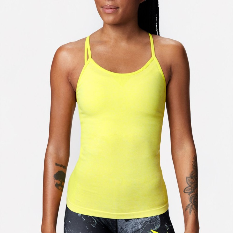 Tops STRONGER | Charge Seamless Singlet Evening Primrose