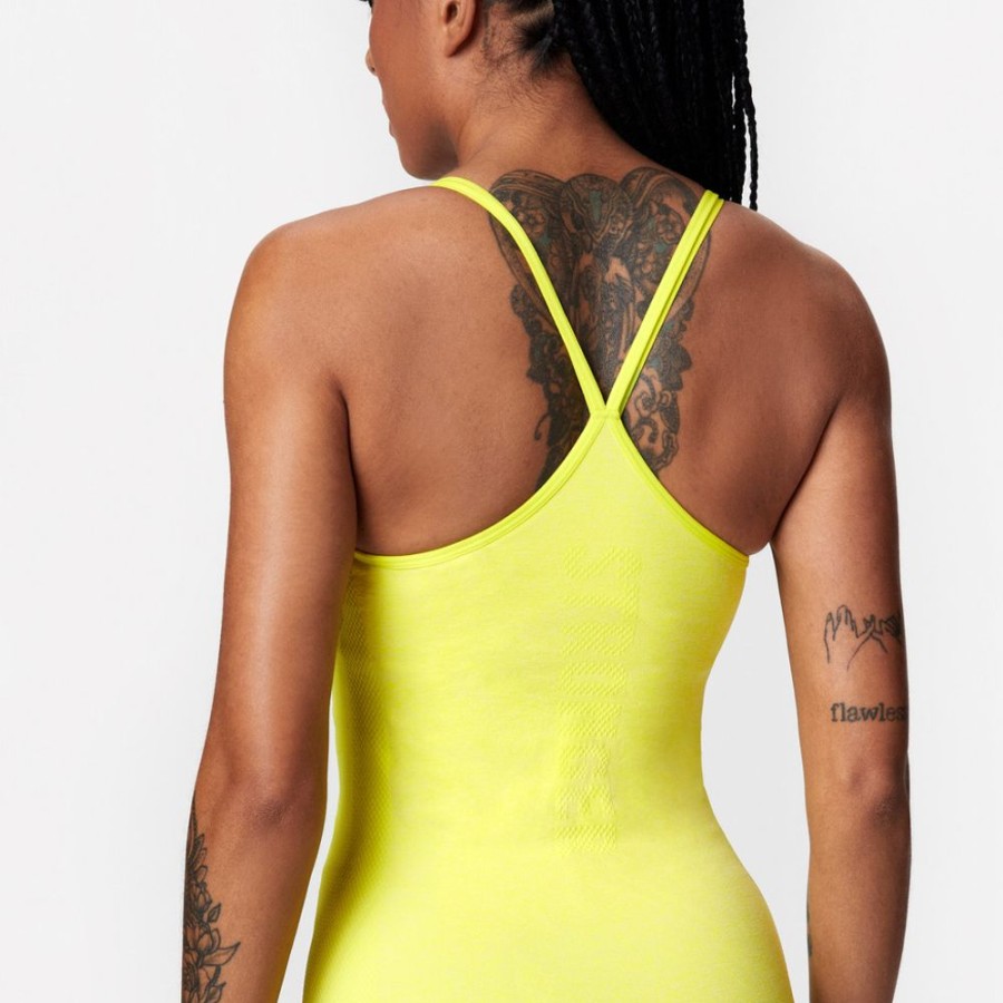 Tops STRONGER | Charge Seamless Singlet Evening Primrose