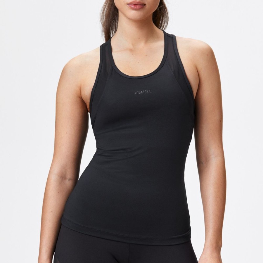 Tops STRONGER | Guardian Racerback Black