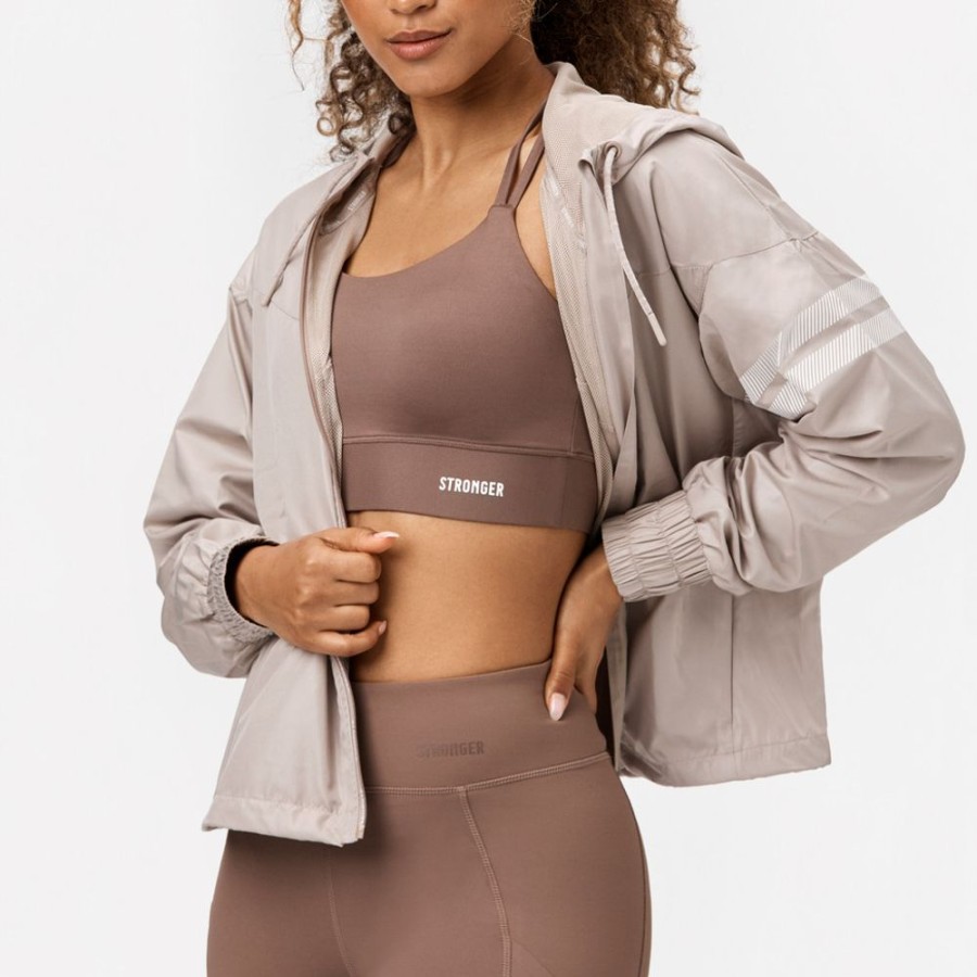 Jacken STRONGER | Power Windbreaker Jacke Simply Taupe