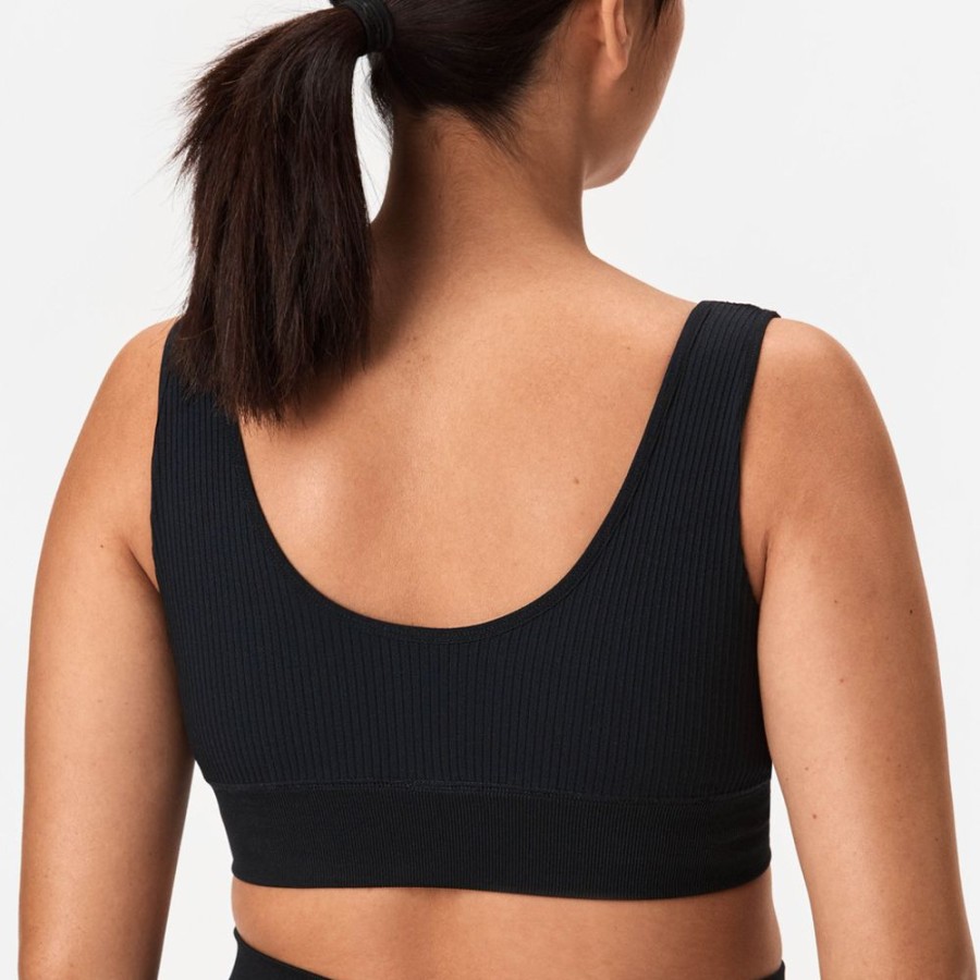 Sport-Bh STRONGER | Rib Seamless Maternity Sport-BH Black