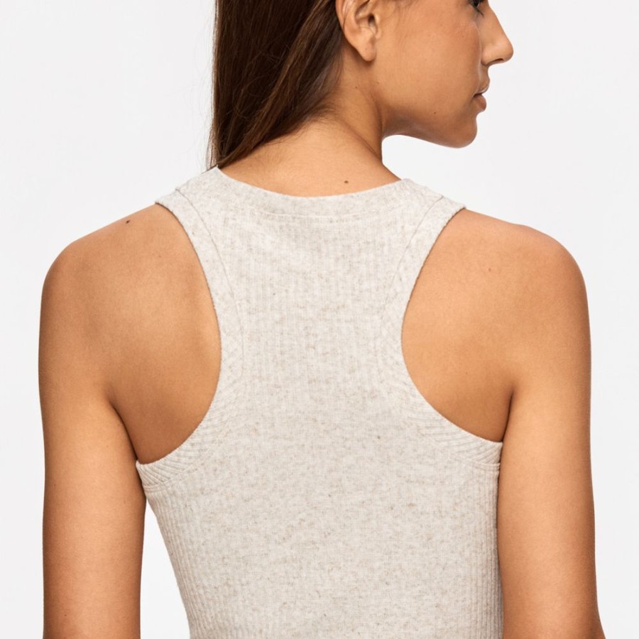 Crop-Tops STRONGER | Cush Crop Top Off White