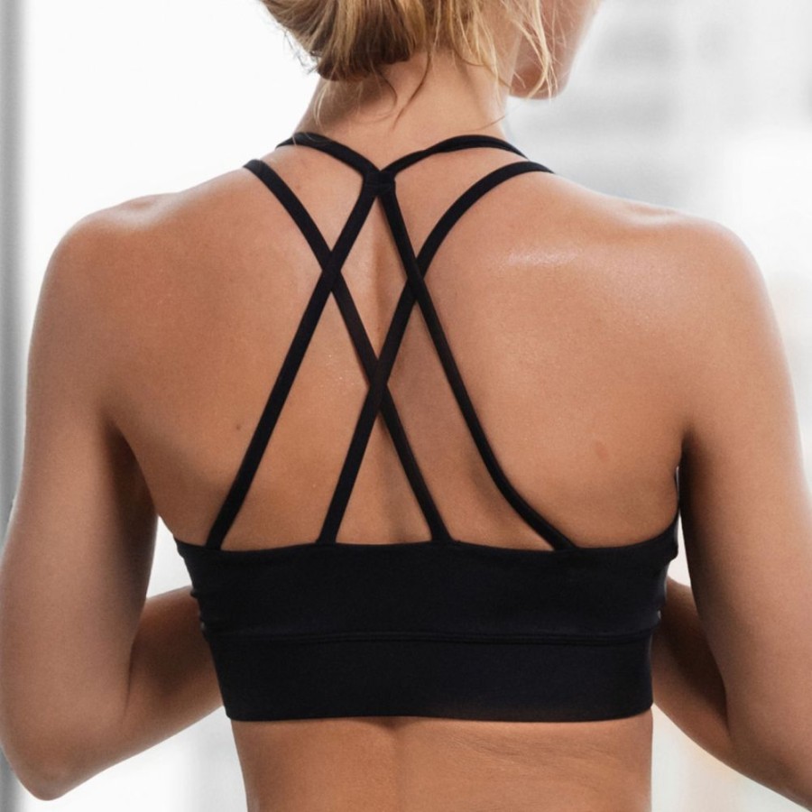 Sport-Bh STRONGER | Strappy Black Sport-BH Black