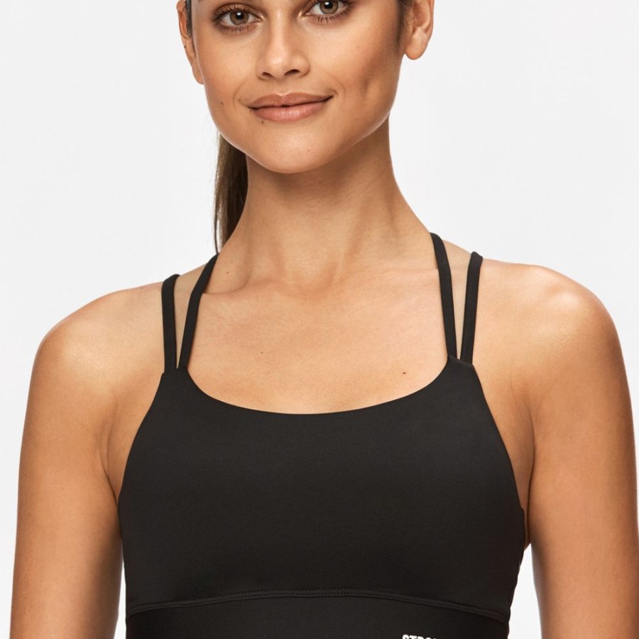 Sport-Bh STRONGER | Strappy Black Sport-BH Black