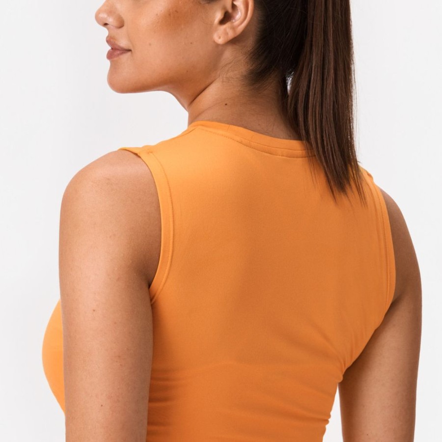 Tops STRONGER | Indie Wrap Top Apricot