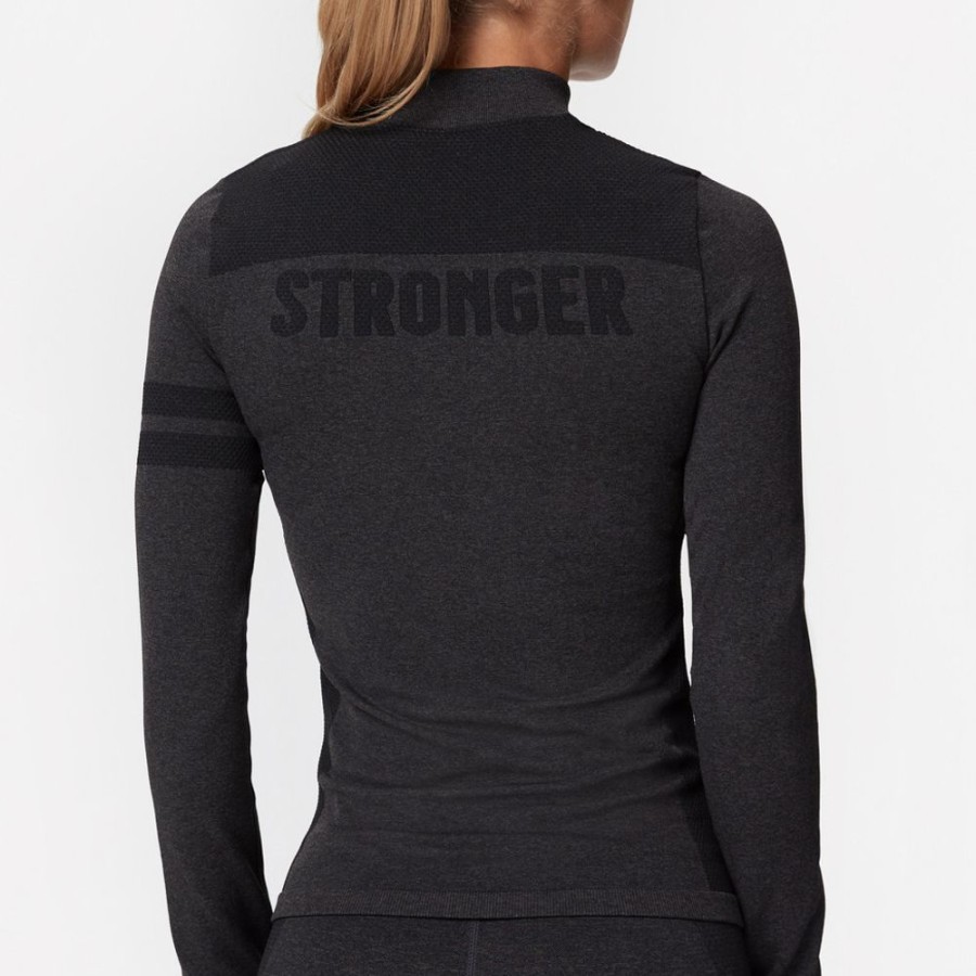 Jacken STRONGER | Charge Seamless Jacke Anthracite Melange