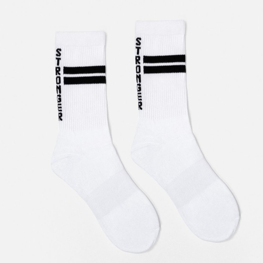 Zubehor STRONGER | Stride Socken 2-Pack Stride Sock White