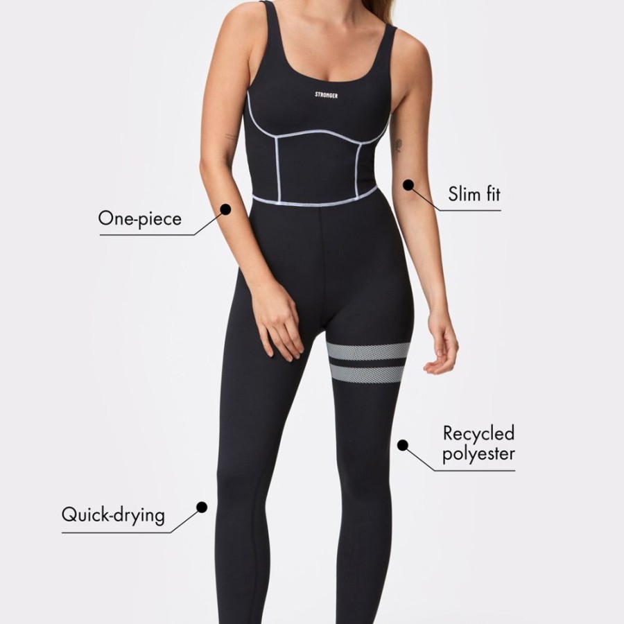 Bodysuit STRONGER | Dashing Bodysuit Black