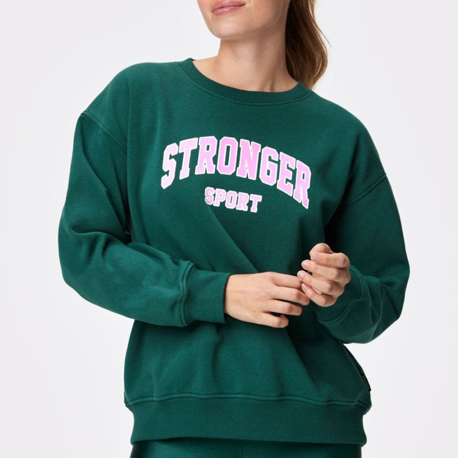 Hoodies & Lange Shirts STRONGER | Comfy Sweatshirt Sea Moss