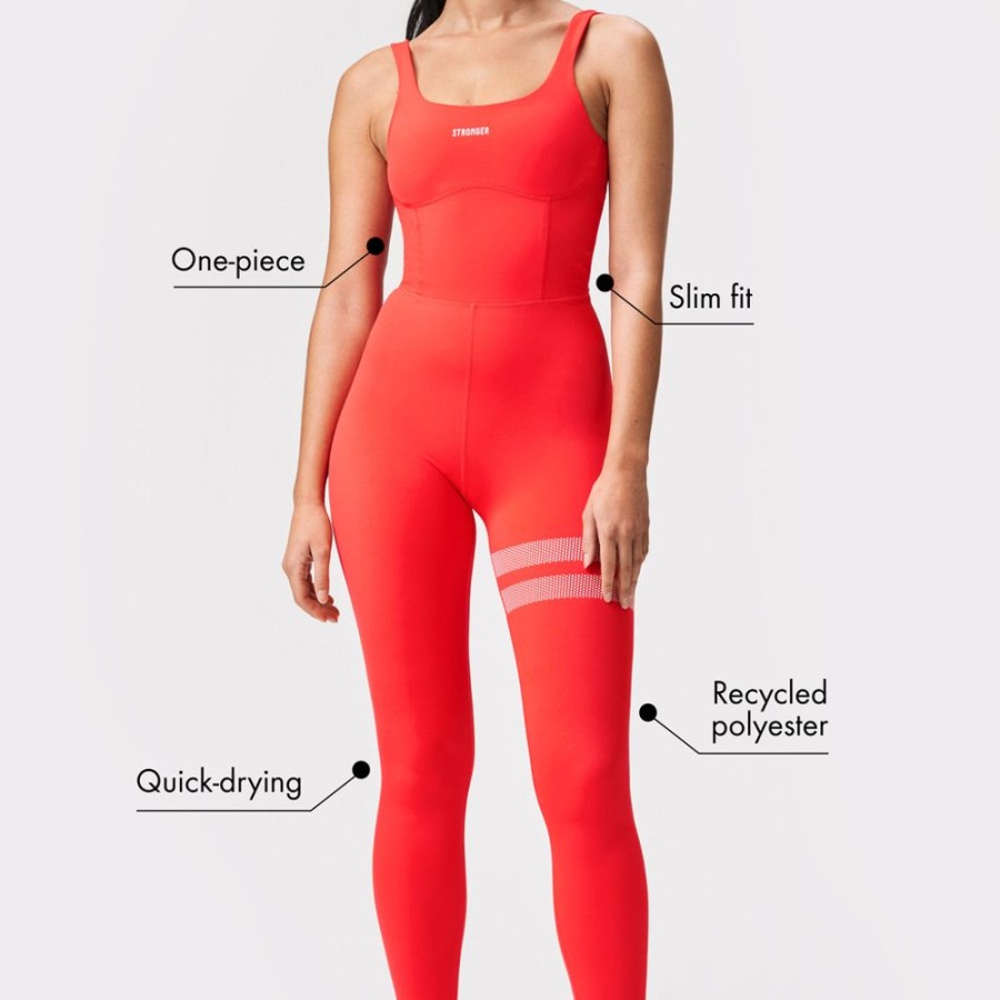 Bodysuit STRONGER | Dashing Bodysuit Flame Scarlet