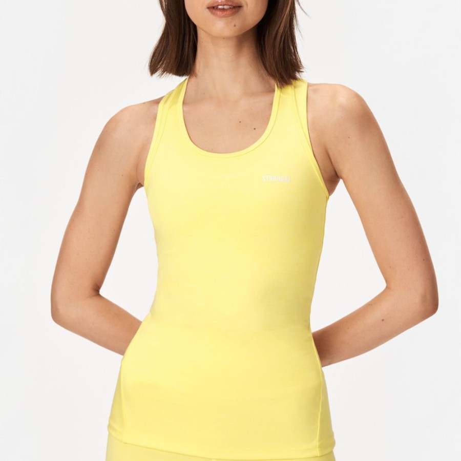 Tops STRONGER | Pulse Racerback Lemon Verbena