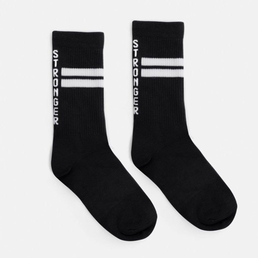 Zubehor STRONGER | Stride Socken 2-Pack Stride Sock Black