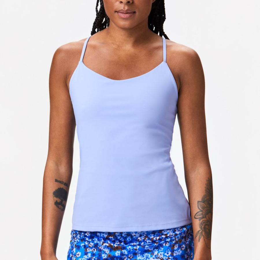 Tops STRONGER | Sharp Singlet Jacaranda