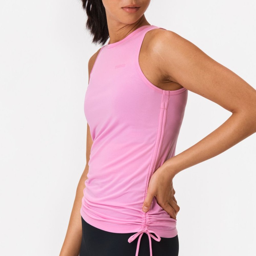 Tops STRONGER | Tie Tank Top Cyklamen